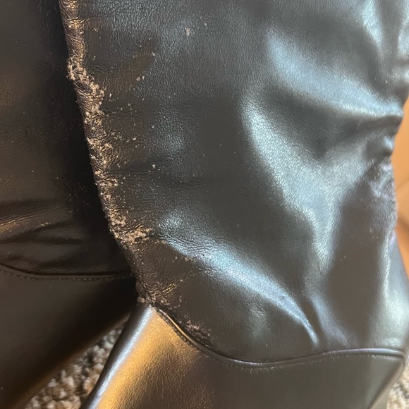 Black Knee-High Boots SANTANA - Picture 2 of 6